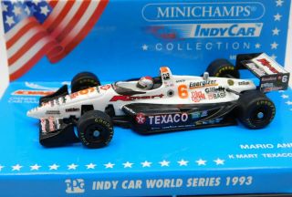 1:64 Minichamps 1993 Lola Ford Indy 500 6 Mario Andretti 520936406