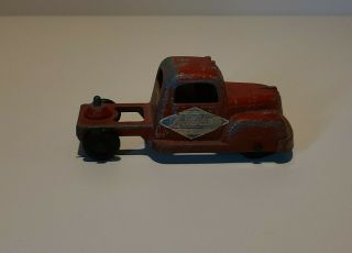 Vintage Tootsie Toy Semi Truck Cab Red