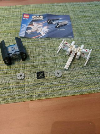 Lego 4484 Star Wars X - Wing Fighter And Tie Advanced Mini Complete