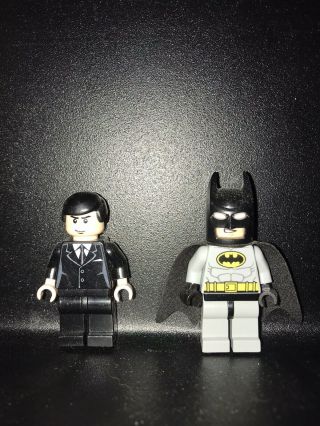 Lego Dc Heroes Bruce Wayne And Batman Minifigures