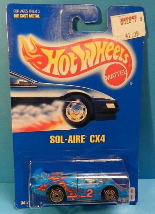 Hot Wheels Sol - Aire Cx4 - 169 Blue W/uh