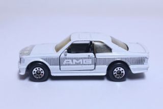 Matchbox Mercedes Benz 500 Sec White W/ Silver Stripes