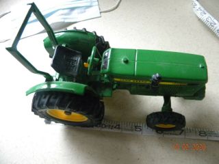Ertl John Deere Toy Tractor - All Metal - 7 1/2 Inches Long