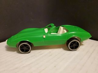 Vintage 1970s Gay Toys Inc.  Chevy Chevrolet Green Corvette Convertible 537