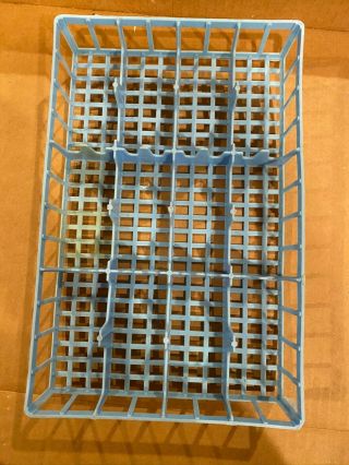 Vintage Matchbox Hot Wheels Cars Storage Case Tray Blue Rack Plastic Insert