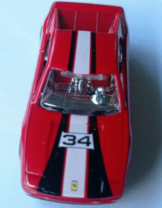 Lovely Hot Wheels - Ferrari 348 - Car Diecast - 1990 Mattel Inc - Malaysia - Red