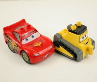 Lego Duplo Disney Pixar Cars Lightning Mcqueen And Drip The Bulldozer - See Note