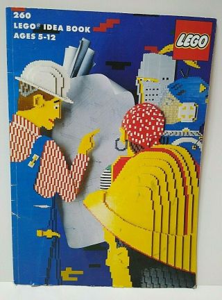 Lego Idea Book 260 - Booklet With Partial Sticker Sheet 1990 (ages 5 - 12)