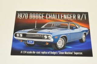 Brochure Only Danbury 1:24 1970 Dodge Challenger R/t