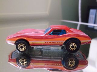 Hot Wheels 1980 Corvette Stingray - Red W/ Gold Wheels