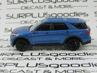 Greenlight 1:64 Scale Loose Blue 2020 Ford Explorer St Suv Diorama Vehicle