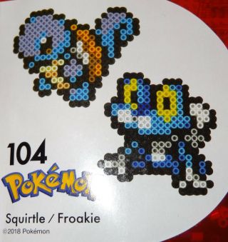 Squirtle Froakie Pokemon Nanobeads Mini - Sized Fuse Beads Kawada 104