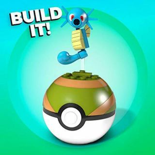 Mega Construx Pokemon Horsea Figure Building Set with Poke Ball 2