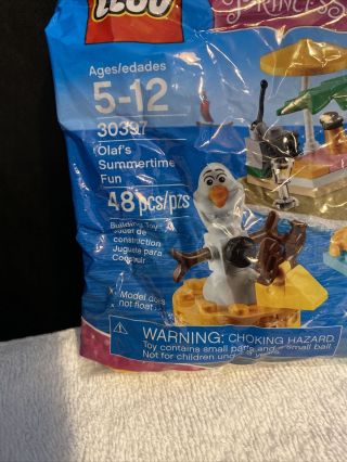 LEGO 30397 Disney Princess Olaf ' s Summertime Fun polybag - 2