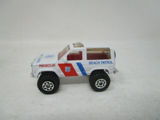 1990 Matchbox Ford Bronco Ii Coast Guard Beach Patrol