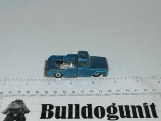 Vintage Husky Model Ford Camper Truck Diecast Blue Car Toy