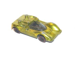 1969 Hot Wheels Redline Chaparral 2g Us Yellow Light Special