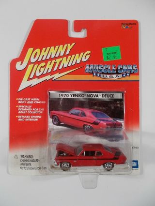 Johnny Lightning 1/64 Muscle Cars Usa 1970 Yenko Nova Deuce