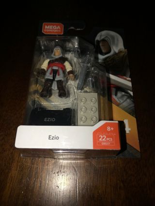 Nib Mega Construx Assassin‘s Creed Ezio 22pc Cool Action Mini Figure Ages 8,