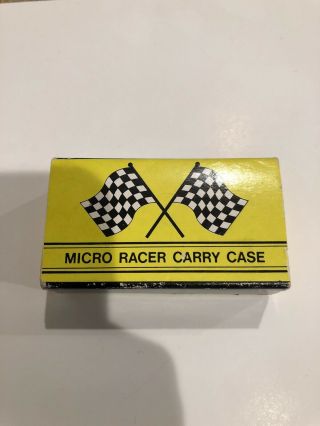 Vtg Micro Machines " Micro Racers " With Carrying Case