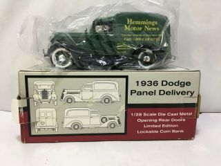 Liberty Classics Hemmings Motor News 1936 Dodge Panel Delivery Truck Bank