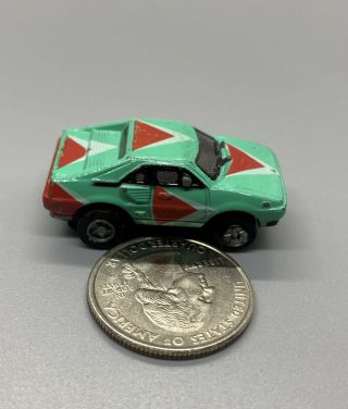 Micro Machines Ferrari Mondial Snap Backs Green/red,  1990 Galoob