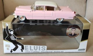 Elvis Presley 1955 Pink Cadillac Fleetwood Series 60 1:43 Scale Greenlight