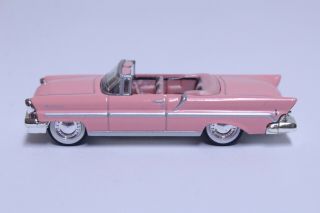 Matchbox 1957 Lincoln Premiere Convertible Pink W/ Rubber Tires