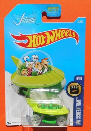 Hot Wheels Screen Time (8/10) The Jetsons Capsule Car - 1:64 - Ships