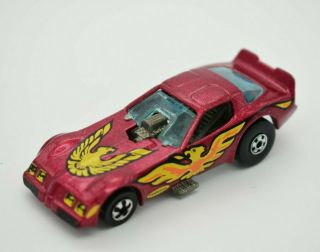 Vintage 1977 Hot Wheels Pontiac Funny Car Fire Bird Red Trans Am Firebird