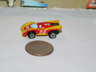 (bag 1) Vintage Galoob Lgti Micro Machines Porsche 917 Race Car Yellow Red 33