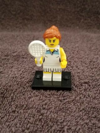 Lego 8803 Mini Figure Series 3 Female Tennis Player