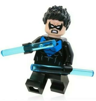 Nightwing Heroes 30606 Lego Minifigure Dc Robin Batman Retired