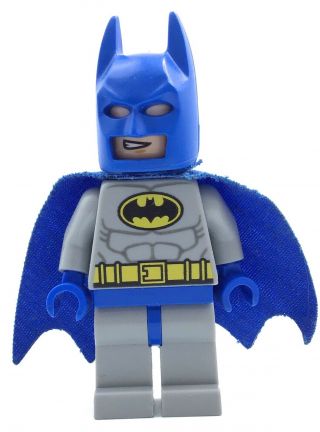 Lego Batman Minifigure Hero Blue Mask Cape Authentic Fig