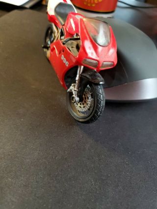 Maisto 1:24 Scale Ducati 996 Motorcycle Bike Model Red Bike 3
