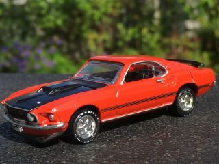 Ertl American Muscle 1969 Ford Mustang Mach I Factory Defect 1/64 Diecast Read