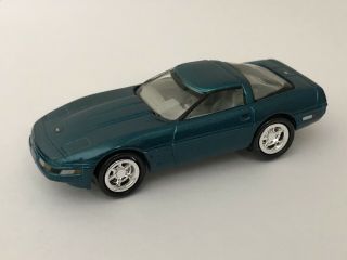 Johnny Lightning 1:64 Diecast 50th Anniversary 1995 Corvette Blue/green