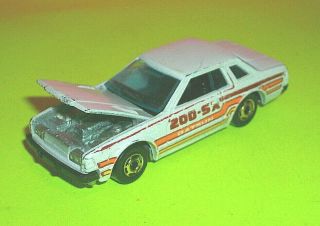 ⭐ Vintage Hotwheels Gho White Nissan Datsun 200sx - Made In Malaysia