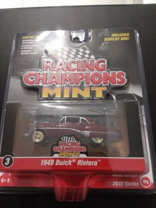 Racing Champions 1949 Buick Riviera Gold Strike Chase Car 2016 Series 3