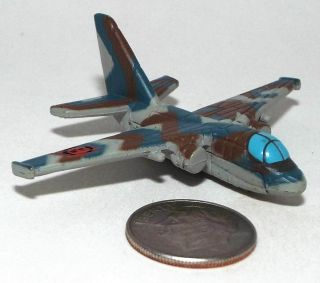 Small Micro Machine Us Navy S - 3 Viking Jet Aircraft In Mixed Camouflage No Wheel
