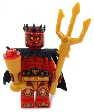 Lego Satan Minifig Figure Minifigure Devil Satanic Halloween Lucifer