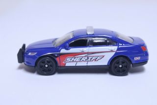 Matchbox Ford Police Interceptor Blue Sheriff