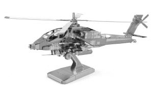 Metal Earth Ah - 64 Apache 3d Metal Model,  Tweezer 010831
