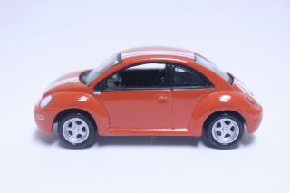 Johnny Lightning Vw Volkswagen Bug Dark Orange W/ White Stripe