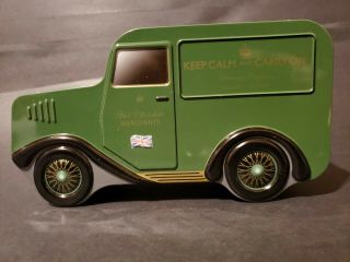 Tin Embossed Land Rover London Hot Chocolates Delivery Truck