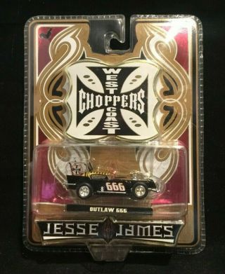 West Coast Choppers Jesse James Outlaw 666 Hot Rod Car [lot 2201]