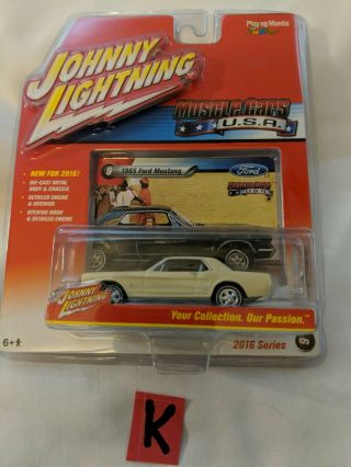 Johnny Lightning Muscle Cars Usa 1965 Ford Mustang (k)