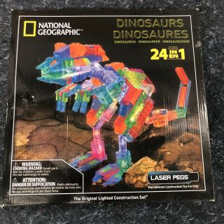 Laser Pegs National Geographic Dino 24 In 1 Set