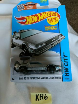 Hot Wheels Hw City Back In The Future Time Machine Hover Mode (kr6)