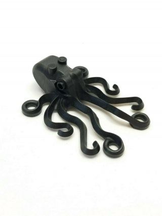 Black Lego Octopus Mini Figure Minifig Toy Sea Ocean Creature Monster 6068 3 "